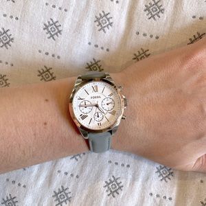 Fossil Watch - Rose Gold face and Leather band